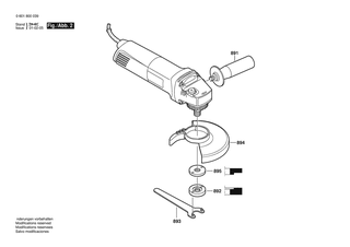 BOSCH Abdeckscheibe | Ersatzteile f�r GWS 7-115 | 1619P09390