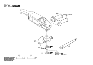 BOSCH Lagerflansch �180 MM | Ersatzteile f�r GWS 2000 | 1619P15624
