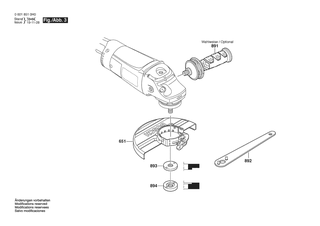 BOSCH Sicherungsscheibe | Ersatzteile f�r 1772-6 | 1600A01KK9