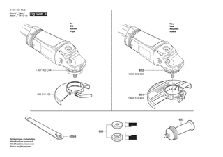 BOSCH Zusatzhandgriff | Ersatzteile fr 1873-8 | 160202509Z