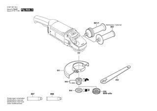 BOSCH Luftleitring | Ersatzteile f�r GWS 21-230 H | 1600591075