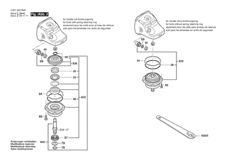 BOSCH Sicherungsscheibe | Ersatzteile f�r 1853-5IM | 1600A01KK9