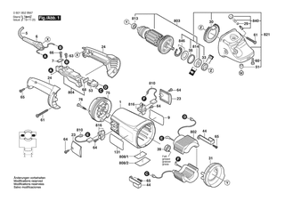 BOSCH Kegelradsatz 230 MM | Ersatzteile fr 1853-5IM | 1619P15388