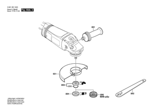 BOSCH Anker | Ersatzteile f�r GWS 21-230 JHV | 1619P15296