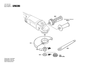 BOSCH Luftleitring | Ersatzteile f�r GWS 24-180 H | 1600591075