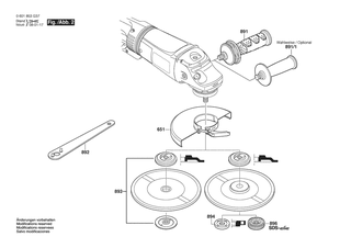 BOSCH Zusatzhandgriff | Ersatzteile fr ANGLE GRINDER | 16020250A1