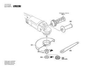BOSCH L�fter | Ersatzteile f�r GWS 24-230 H | 1600A00J93