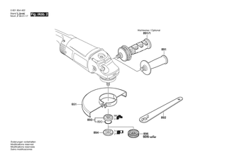 BOSCH Anker | Ersatzteile f�r GWS 24-230 H | 1604010BC1