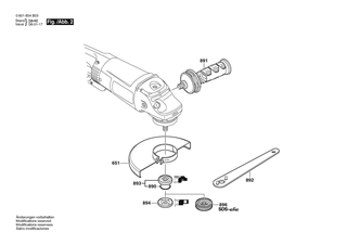 BOSCH Luftleitring | Ersatzteile f�r GWS 24-230 BV | 1600591075