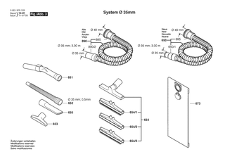 BOSCH Kohlebrstensatz | Ersatzteile fr GAS 25 L SFC | 1609203L60
