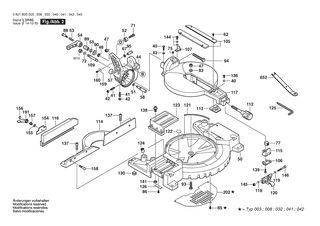 BOSCH Mutter | Ersatzteile f�r GCM 10 | 1609902473