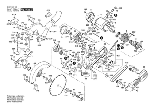 BOSCH Knopfgriff | Ersatzteile f�r GCM 10 SD | 2610009612