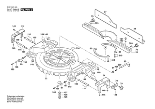 BOSCH Knopfgriff | Ersatzteile f�r GCM 12 SD | 2610009612
