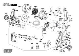 BOSCH Anschlagplatte | Ersatzteile für AQUATAK CLIC 125 | F016F03988