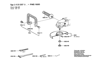 BOSCH Zusatzhandgriff | Ersatzteile f�r *PWS 1600 | 160202509Z
