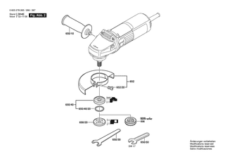 BOSCH Zusatzhandgriff | Ersatzteile f�r PWS 6-115 | 1619P16111