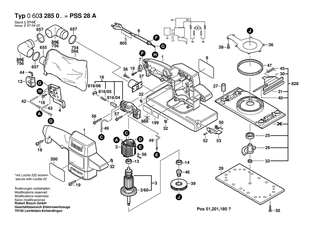 BOSCH Kohlebrstensatz | Ersatzteile fr *PSS 28 A | 2607014001