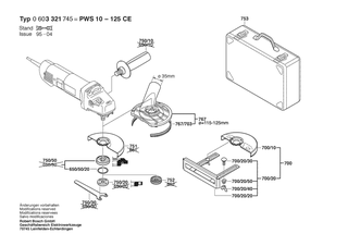 BOSCH Abdeckscheibe | Ersatzteile f�r PWS 10-125 CE | 1619P09390