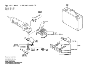 BOSCH Zusatzhandgriff | Ersatzteile f�r PWS 10-125 CE | 1619P16111
