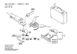 BOSCH Zusatzhandgriff | Ersatzteile f�r *PWS 13-125 C | 1619P16111