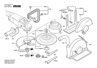 BOSCH Luftleitring | Ersatzteile f�r PWS 1800 | 1600591075