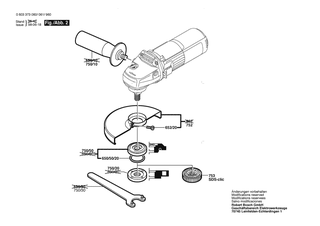 BOSCH Zusatzhandgriff | Ersatzteile f�r PWS 700 | 1619P16111