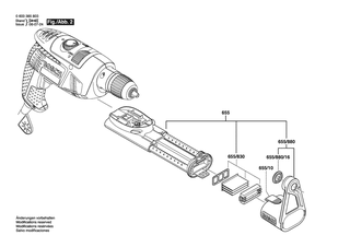 BOSCH Kohleb�rstensatz | Ersatzteile f�r PSB 1000 RCA BARE | 2609160125