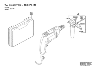 BOSCH Zusatzhandgriff | Ersatzteile fr CSB 570 RE | 1619PB4323