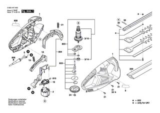 BOSCH Firmenschild AHS 45-16 | Ersatzteile für AHS 45-16 | 2609004547