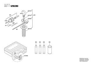 BOSCH Zahnwelle | Ersatzteile f�r GBH 2-26 DRE | 16170006EJ