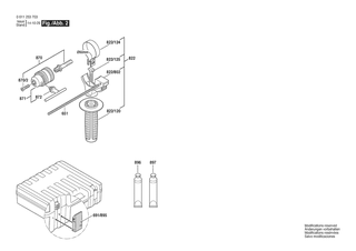 BOSCH Antriebslager | Ersatzteile f�r GBH 2400 | 1600A01U33