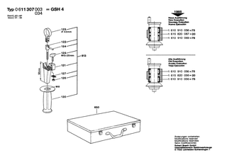 BOSCH Kohleb�rstensatz | Ersatzteile f�r *GSH 4 | 1617014106
