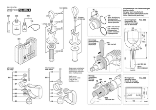 BOSCH Exzenter | Ersatzteile f�r GSH 5 E | 1600A01BG3