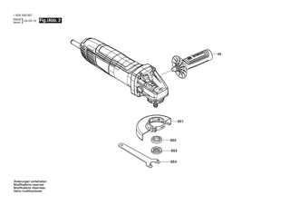 BOSCH Geh�usedeckel | Ersatzteile f�r WS 650 | 1619XS0022