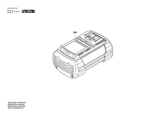 BOSCH Akku-Paket | Ersatzteile fr GBA 36V 6.0Ah | 1607A350R4