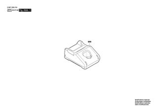 BOSCH Schnell-Lader AUS GAL 12V-40 230V 4A | Ersatzteile fr GAL 12V-40 | 2607226223