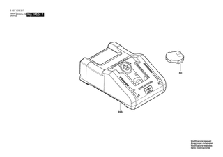BOSCH Elektronikmodul | Ersatzteile fr GAL 18V-160 C | 1600A013WF