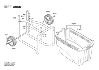BOSCH Klebeschild DRUM CUT | Ersatzteile fr AXT 22 D | 160111C54B