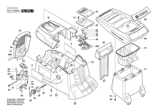BOSCH Kabelgarnitur UK | Ersatzteile fr AXT 22 D | 2609003515