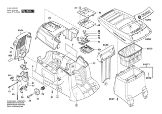 BOSCH Kabelgarnitur CH | Ersatzteile für AXT 23 TC | 2609003516