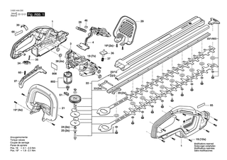 BOSCH Elektronik-Modul | Ersatzteile fr AdvancedHedgeCut 36V-65-28 | 1600A021VD