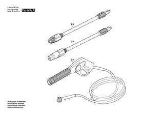 BOSCH Achse | Ersatzteile fr AQUATAK 110 | F016F03344