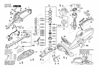 BOSCH Handgriff | Ersatzteile für AHS 55-26 | 2609007139