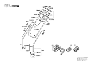 BOSCH Akku-Paket | Ersatzteile fr Rotak 43 Li | 1607A350R2