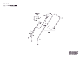 BOSCH Motorhaube | Ersatzteile f�r EasyRotak 32-220 | 1617S021WZ