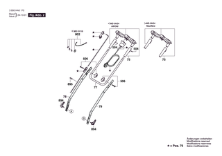 BOSCH Feder | Ersatzteile f�r Rotak 340 ER | F016F04714