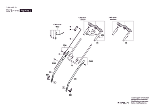BOSCH Abdeckung | Ersatzteile fr ARM 34 | F016F04713