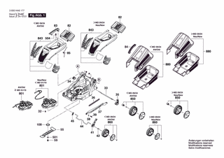 BOSCH el. Kontakt | Ersatzteile fr ARM 360 | F016F05630