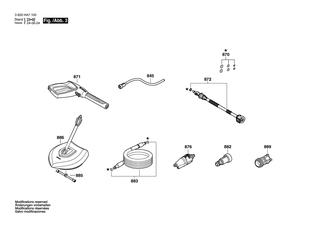 BOSCH 3-in-1-Spritzd�se | Ersatzteile f�r 100221-DIY HPW ARCE | F016F06188