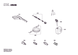 BOSCH Wasserfilter | Ersatzteile fr AQT 42-13 | F016F05855
